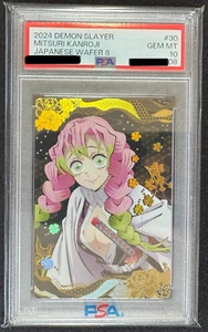 2024 Demon Slayer Mitsuri Kanroji Japanese Wafer 8 PSA10 - Picture 1 of 6