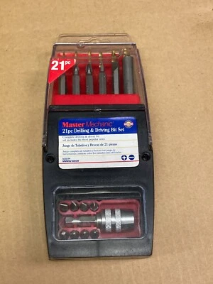 Master Mechanic 21 Piece Drilling & Driving Bit Set ~ Pre-Owned - Image 1 of 3