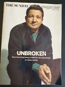 SUNDAY TIMES Magazine - 27 Apr 2025 - Jeremy Renner Crushed by a Snowplough - Picture 1 of 8
