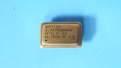 (1 PC) CRYSTAL OSCILLATOR, 2.457600 MHZ, M-TRON, MT1100, MTO-T1-S3 - Image 1 of 4