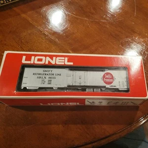 LIONEL O GAUGE # 6-9855 SRLX SWIFT'S & CO. REEFER REFRIGERATOR CAR - Picture 1 of 6