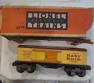 Lionel Prewar 2679 Curtiss Baby Ruth Boxcar w/ Box - Picture 1 of 20