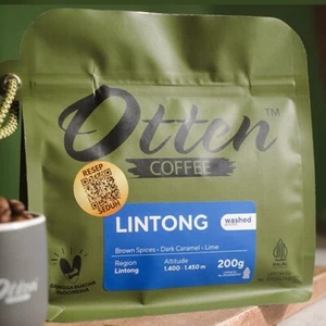 Arábica Coffee Lintong Onan Long 200 g - Granos de café en polvo de café Otten Premium - Imagen 1 de 9