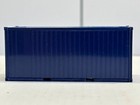 Herpa  Containermodell 1/87     20 Fuß Container neutral, blau, ohne OVP