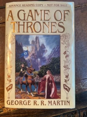A Game of Thrones Advance Reading Copy 1996 ARC Autographed Foto 1 de 4