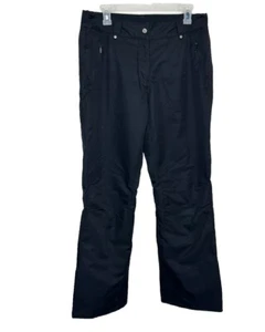 Fera Schnee Ski Hose Damen Größe 12L isoliert schwarz Reißverschlusstaschen 34 x 32 - Bild 1 von 13