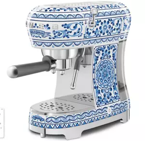 SMEG Espresso maschine Dolce & Gabbana Blu Mediterraneo ECF02 Brand New Espresso - Picture 1 of 3