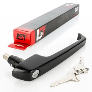 Türgriff mit Schloss vorne außen links schwarz für VW T3 TYP 2 SYNCRO VANAGON - Picture 1 of 10