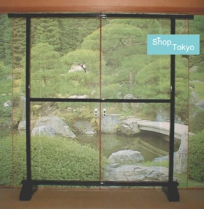 JAPONESA LACA NEGRA KIMONO SOPORTE Colgador Estante Pantalla 68.9×65.7×13.4in - Imagen 1 de 4