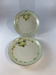 Vintage SNB Saucers-Floral Detailing 5.5” Diameter-No Cups - Picture 1 of 4