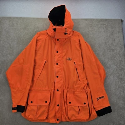 Red Head Bone Dry Mens Coat Orange Hunting Removable Hood Size Large L - Image 1 of 4