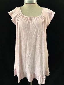 Charter Club Intimates nightgown size S cap sleeve pink floral ruffle pockets - Picture 1 of 8