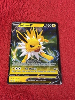 Jolteon V SWSH151 SWSH: Sword & Shield Promo Cards Holo Nm- - Image 1 of 4