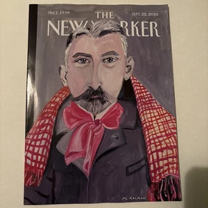 The New Yorker Magazine, 22. September 2025 “ Stephane Mallarme With Shawl. Neu - Bild 1 von 15