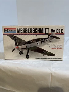 Monogram Messerschmitt German Luftwaffe Plane 1/48 Scale Model Kit 1973 Sealed! - Picture 1 of 8