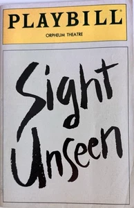 Sight Unseen - Broadway Playbill - May 1992 - Laura Linney - Picture 1 of 4