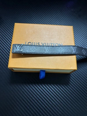 Louis Vuitton LV Slim Bracelet Black *New* with Box - Image 1 of 3