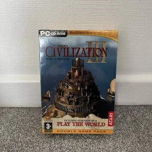 Sid Meier's CIVILIZATION III 3 BIG BOX PC GAME PC CD ROM Brand New & Sealed - Picture 1 of 2