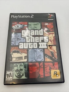 Grand Theft Auto III GTA 3 (PlayStation 2 PS2) Black Label - Bild 1 von 6