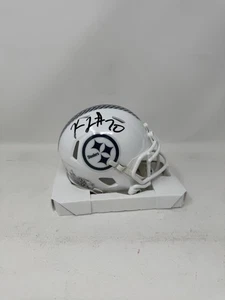 KALEB JOHNSON SIGNED AUTOGRAMM PITTSBURGH STEELERS MINIHELM PSA/DNA COA SELTEN - Bild 1 von 3