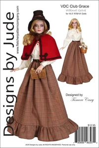 VDC Walnut Grove Doll Clothes Sewing Pattern 16.5" RTB101 Dolls Tonner - Picture 1 of 10