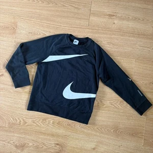Girls Nike L Youth Sweatshirt Top Jersey Good Condition Black 147-158 Cms - Picture 1 of 4