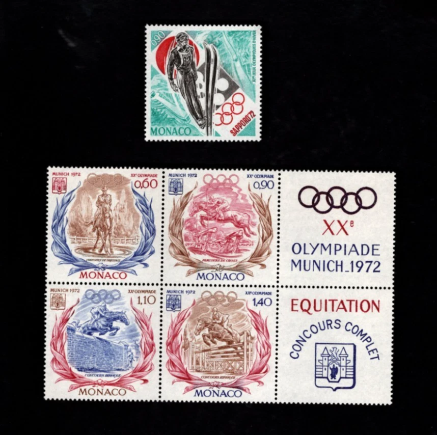Bloque Monaco sc#828 #839a (1972) MNH Foto 1 de 1
