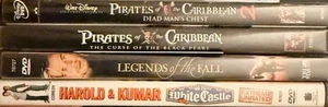 DVD Movies - Pirates Of The Caribbean, Legends Of The Fall, Harold And Kumar!!! - Picture 1 of 2