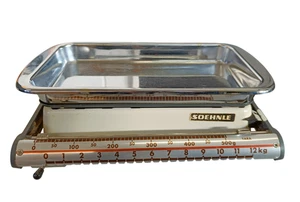 Bilancia meccanica da cucina vintage Soehnle con peso scorrevole bilancia in metallo Tara - Foto 1 di 10