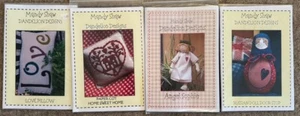 Bundle of 4 patterns by Mandy Shaw - Dandelion Designs. Cushions, Doll, Doorstop - Picture 1 of 5