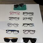OCEAN PACIFIC GLASSES LOT OF ELEVEN WITH FREE CASE AND SUNGLASSES