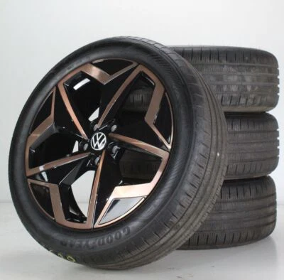 VW ID.3 Sommerräder Goodyear 19 Zoll Alufelgen Andoya kupfer Felgen 10A601025J - Bild 1 von 4