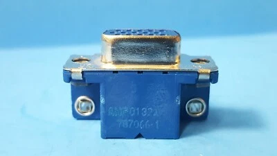 (15 PCS) D-Sub Connector , A23068-ND, 15 POSITION, DB15,DB-15, Female, PCB - Image 1 of 4