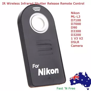 IR Wireless Infrared Shutter Release Remote Control for Nikon DSLR Camera ML-L3 - Picture 1 of 8