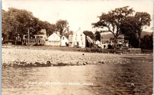 Lincolnville Beach View Maine ME RPPC c1941 - Postal - Imagen 1 de 2