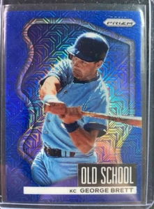 George Brett 2022 Panini Prizm SP Old School Blue Mojo Prizm #d 177/199 🔥 - Picture 1 of 3