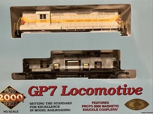Escala HO PROTO 2000 97033 QUEBEC NORTH SHORE LABRADOR GP7 DIÉSEL #108 LISTO PARA DCC - Imagen 1 de 12