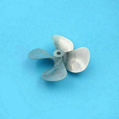 RC Boat Metal Propeller 4-Blades CW CCW 4MM 60MM Shaft Prop for Model Boat Tug - Image 1 of 4