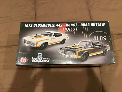 1/18 GMP/Acme 1972 Hurst Olds 442 Drag Outlaw, White - Image 1 of 4