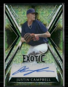 Justin Campbell 2023 Leaf Exotic Auto 1/5 - Picture 1 of 2