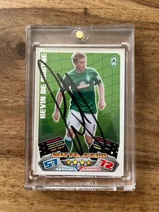 KEVIN DE BRUYNE SV WERDER BREMEN NA KARCIE AUTOGRAF 12/13 DEBIUTANT MANCHESTER CITY - Zdjęcie 1 z 4
