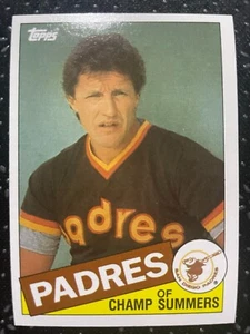 Champ SUMMERS 1985 Topps Baseball #208 San Diego Padres - Picture 1 of 2