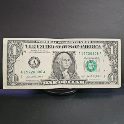 Birthday Bill 09/06/1972 September 6, 1972 (A 19720906 A 202) $1 One Dollar Bill - Image 1 of 4