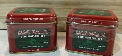 Nuevo Lote de 2 Bolsa Bálsamo Edición Limitada 4oz Vermont Original Crema Hidratante para Piel Foto 1 de 4