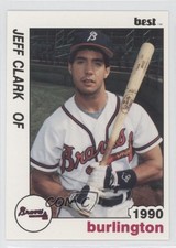 1990 Best Burlington Braves Jeff Clark #16