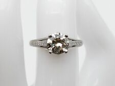 Estate $12,000 Tacori Signed 1.56ct VS J Diamond Platinum Wedding Ring 6g MINT