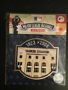 MLB New York Yankees 1923 2008 Yankee Stadium Final YR Patch Brand New  - Picture 1 of 2