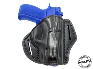 OWB Open Top Concealable Leather Belt Holster Fits EAA SAR SAR B6P - Picture 1 of 3