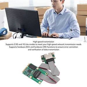 Mini PCIE Network Card High Speed Stable 2.5G Wireless RJ45 Ethernet Adapter KBY - Bild 1 von 24