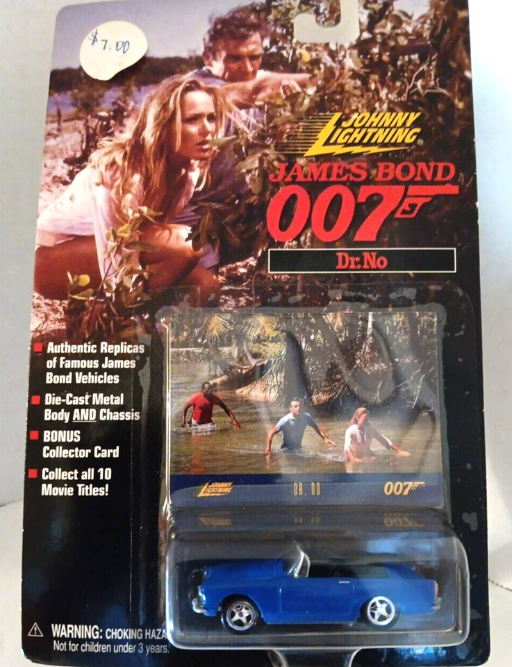 Johnny Lightning James Bond 007 "Dr. No" Escala 1/64 Die Cast Réplica '62 Sunbeam Foto 1 de 4